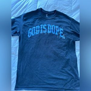 God is Dope graphic T-shirt. Size Medium.